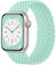 Zedoli Bracelets Solo Loop tressés compatibles avec iWatch 38 mm, 40 mm, 41 mm pour femme, bracelets de sport élastiques en nylon extensibles pour Apple Watch Series 9 8 7 6 5 4 3 2 1 SE - Vert clair