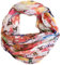 J26 Katze Fisch Cartoon Seide Sommer Loop Kätzchen Silk Stripes Regenbogen Rundschal (N Rot)