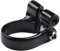 Bike Seat Clamp Bicycle Seat Clamp Connector Seatpost Bike Carrier Rack Mounts Matt Black Finish Seat Post Clamp