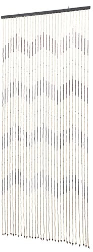 31 Line Vintage hölzerne Perlenkette Tür Vorhang, Holzperlenvorhang, hölzerne Bambus Perlen Vorhang, hölzerne hängende Partition Vorhang, Türvorhänge, 91x220cm