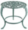 OwnMy Heavy Duty Cast Iron Plant Stand Vintage Wrought Iron Flower Pot Holder, Indoor Outdoor Large Plant Stand for Home Garden Patio, Decorative Round Potted Plant Holder Rack, Green