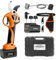 SOOJOOK Sécateur Électrique Professionnel, 40mm Progressive, 2x 21V 4A Batteries, 1050W, Bypass Moderne, Orange
