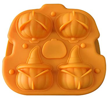 Ice Cube Mold，Flexible Ice Moulds， Pumpkin Shaped Ice Cube Trays Ice Cube Trays Hand Making Supplies Chilled Ice Cubes