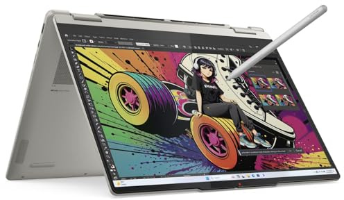 Lenovo Yoga 7 2-in-1 Laptop 14AKP10 - AMD Ryzen AI 5 340 Copilot PC - Display touch OLED WUXGA da 14, memoria da 16 GB, SSD da 1TB, penna yoga, Wi-Fi 7, lettore FP e Win 11 Home 83JR0003US