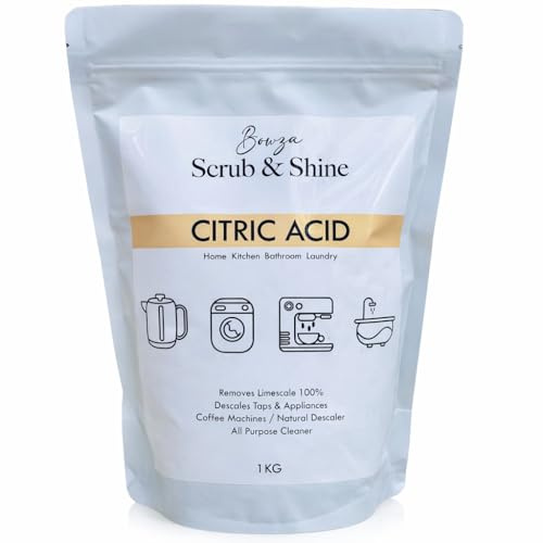 Citric Acid Granules 1.5kg (Food Grade) – Descaler, Limescale Remover, Kettle & Coffee Machine Cleaner, Dishwasher Cleaner, Bath Bomb Making, Natural Cleaning Powder, Preservative UK