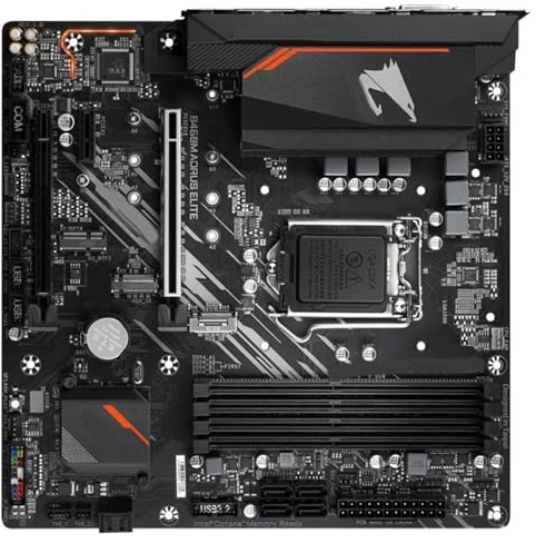 Cartes mères Fit for Gigabyte B460M AORUS Elite B460 LGA 1200 Compatible DDR4 et processeur Intel Core de 10e génération