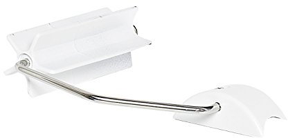 RIDDER Assistent Assistent A0130301 Papierhalter für RIDDER Assistent WC-Aufstehbügel, Kunststoff/Edelstahl, weiß, 17 x 12 x 4 cm