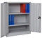 furni24 DD1079326grA Aktenschrank, Legierter Stahl, Grau RAL 7035 Pulverbeschichtet, 100 cm H x 80 cm B x 38 cm T