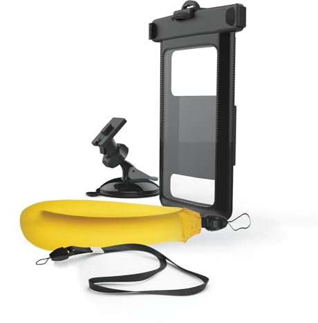 XVenture Griplox Waterproof Suction Mount Phone Holder for Marine Boats iPhone X 8 Plus 7 SE 6s 6 5s 5 Samsung Galaxy S9 S8 S7 S6 S5 Note Google Pixel 2 XL LG Nexus Sony Nokia (XV1-863-2)