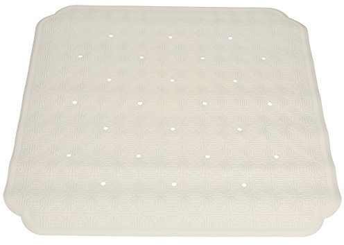 Betz Wanneneinlage Duschmatte Cairo rutschfeste Naturkautschuk Größe 53x53 cm Farbe weiß
