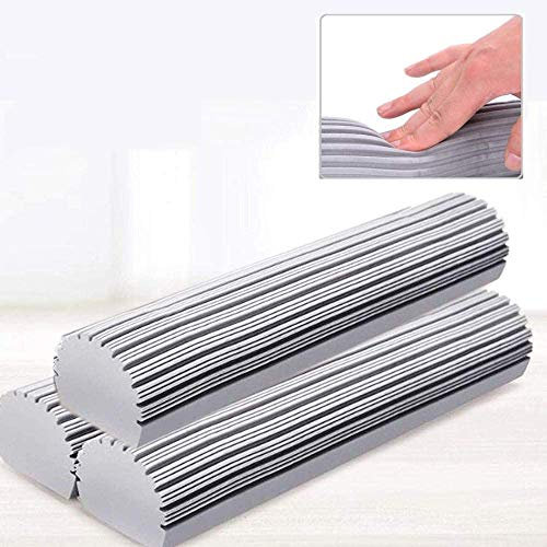 3 STÜCKE Schwamm Mopp PVA Nachfüllpack 34CM Grauer Moppkopf