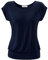 ELFIN Damen T-Shirt Ärmellos Longshirt Kurzarm Lässig Tunika Weite O-Neck Oberteile Sommer Basic Top