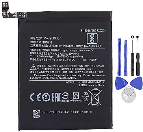 Ellenne Batterie Compatible avec Xiaomi BM3F pour MI8 Pro Mi 8 Pro Haute capacité 3000 mAh avec kit de démontage Inclus