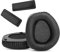 Cuscinetti auricolari in pelle proteica RS165 RS175 di ricambio compatibili con cuffie wireless Sennheiser HDR165 HDR175 in memory foam
