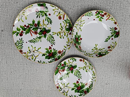 Fade piatti Natale RedBerry 18 pz porcellana