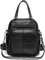 Damen Rucksack Schultertasche Leder 3 in 1 als Fashion Backpack Umhängetasche Handtasche, Elegant Wasserdicht Große Lederrucksack Leichte Mode Mehrere Taschen Passend für Arbeit Schule Reise