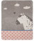 David Fussenegger Babydecke Mila 'Pferd' 75 x 100 cm Rauch