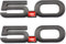 2 Stück 5.0 Emblem Aufkleber Ersatz für F150 Fx4 Mustang GT Coyote 5.0L V8 Metall Fender Badge Aufkleber (mattschwarz)