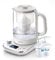 LAICA ISEO Water Filter Electric Kettle, 1L Filtered Capacity, with Variable Temperature Settings + 1 Bi-flux® Tea and Coffee Water Filter Cartridge, 3kw - Glass, (White)