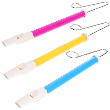 Toyvian 3 Pièces Flûte Coulissante à Tige Sifflets pour Enfants Sifflets Cotillons Faveur du Parti Bruiteur Jouet Sûr pour Enfants Cody Rhodes Préscolaire d'anniversaire pour ActivitéS Groupe