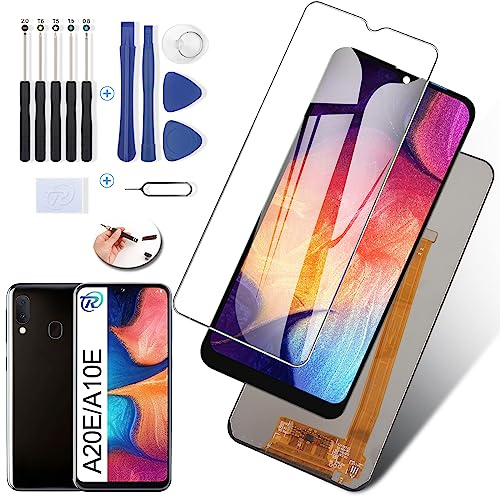 RongZy für Samsung Galaxy A20E/A10E LCD Bildschirmersatz für Samsung A20E/A10E Touchscreen Digitalisierer Display mit Werkzeugen (5.8'')