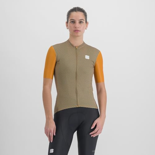 Sportful 1123025-261 Checkmate W JRS Damen Sweatshirt Dark Gold Berry Blue S