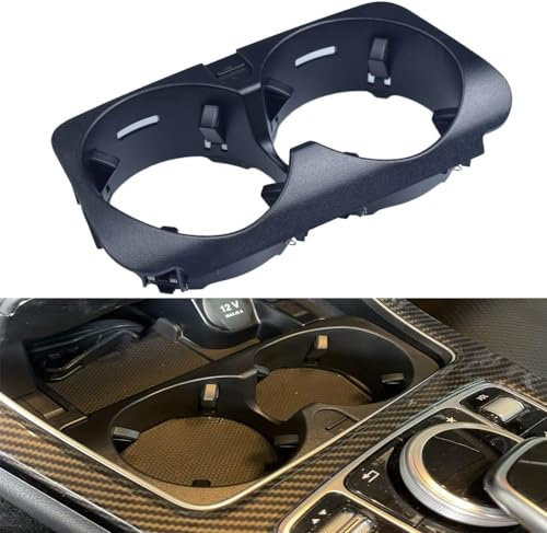 TINMAGI Mittelkonsolen Getränkehalter GetränkehalterBecherhalter für W205 W213 Cup Holder für Mercedes C E Klasse A2056800691