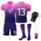Kogmaworn Fußballtrikot für Kinder, Nr.13 Fußball Trikot Sets für Kinder, Herren Jungen Fussball Jersey Football Trikots Set mit Knieschützer und Schlüsselanhänger, Fußball Trikot Sets Kinder(28)