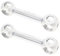 OTOTEC 2PCS Fahrrad Sechskant Knochenschlüssel Länge 92,3 Mm 10 In 1 6-15 Mm Metrisch Hundeknochenform Schraubenschlüssel Sechskantlochschlüssel Silber
