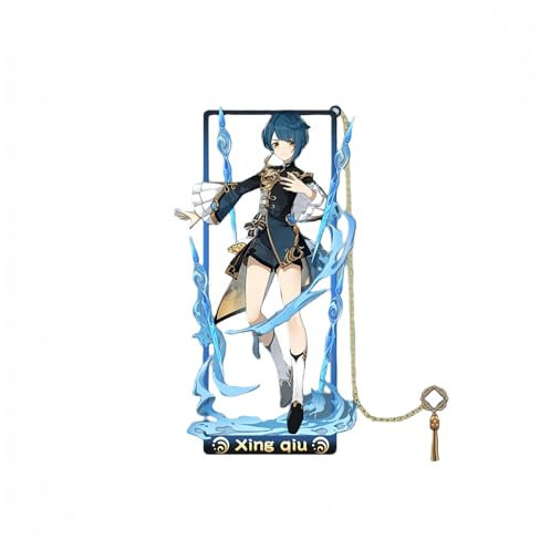 1 x Metall-Lesezeichen mit Kette für Spielefans (Xing Qiu)