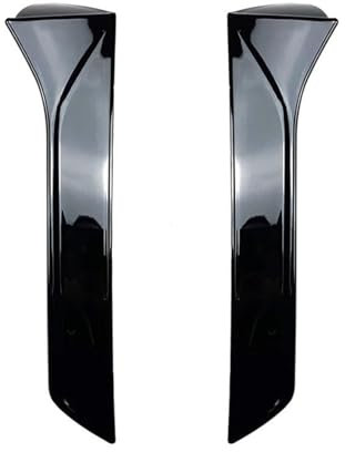 Spoilerlippe Für Autofenster Für Seat Für Leon 5F FR Mk3 MK3.5 5-Türer Heckspoiler Seitenkante Heckklappe Heckspoilerlippe Für Kofferraumfenster(Schwarz)