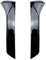 Spoilerlippe Für Autofenster Für Seat Für Leon 5F FR Mk3 MK3.5 5-Türer Heckspoiler Seitenkante Heckklappe Heckspoilerlippe Für Kofferraumfenster(Schwarz)