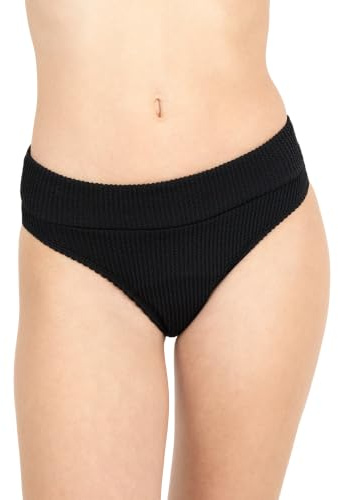 MYLILY Perioden Bikini gerippt | Crinkle Bikini Mid Waist | Perioden Bademode zum Schwimmen | Perioden Bikinihosen für Damen |