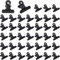98 Pcs Pince Bulldog Clips, 22,5 mm Pince Papier, Pince à Dessin, Pince à Papier en Métal, Petits Trombones Pince Bouledogue Clips, Pince Document pour Bureau Cuisine Affiches Photos