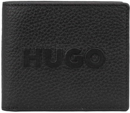 Hugo New Ethon Hi BL_8cc, 8 Fentes pour Cartes Hommes, Noir, Taille Unique