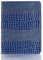 iPad Pro-1. 2. (12,9 Zoll) 2017 2015 Hülle für Damen, DMaos Krokodil Kunstlederständer Folio Smart Cover, Dokumentenkartenhalter – Blau