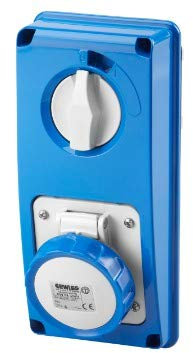 PR.BL IP67 S.F.2P+T 16A 230V 6H SBF (GEWISS cod. GW66304N)