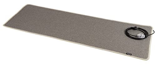 Mi-Heat Infrarot Heizmatte 50x140cm mit 180W Heizteppich Fußwärmer Wärmematte Camel