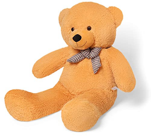 YunNasi Peluche Gigante 120cm XXL Oso Gigante Gran Oso de Peluche (120cm, Marrón Claro)