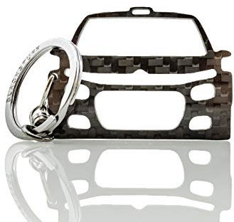 BlackStuff Porte-Clés En Fibre de Carbone Compatible Avec C3 R5 2018 Voiture