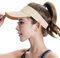 IPENNY Unisex Visor Sonnenhut Einstellbar Sommerhut für Damen und Herren Sonnenblenden Cap Freizeit Schatten Visier Verstellbare Kappe für Sport Outdoor Training