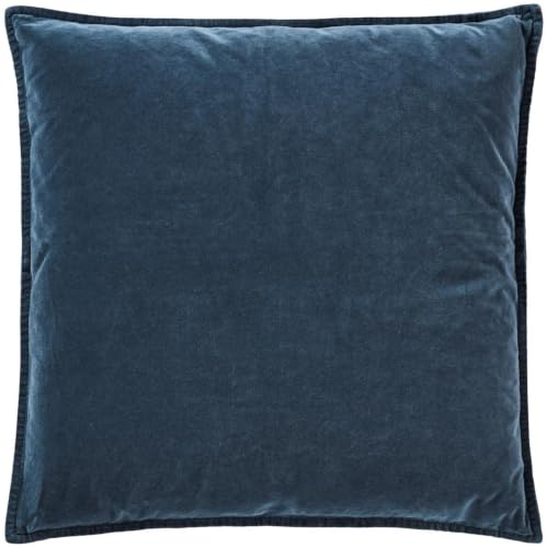 IB Laursen - Kissenbezug, Kissenhülle - Velours Historical Blue - Baumwolle, Samt - 52 x 52 cm