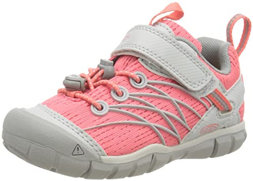 KEEN Big Kid's Chandler CNX Sneaker, Drizzle/Dubarry, 36 BK (Big Kid)