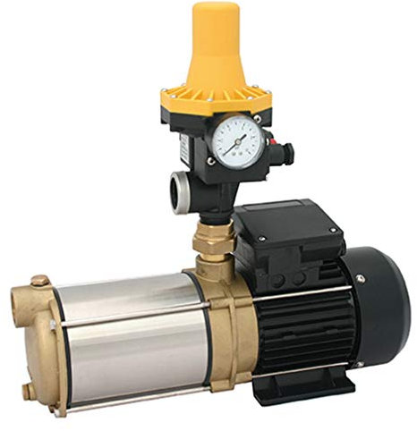 RETEC Pumpe Kreiselpumpe selbstansaugend Edelstahl Messing Druckschalter verkabelt CPS 15-4MB Kit 02 pro