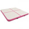 vidaXL Gymnastikmatte Aufblasbar mit Pumpe Turnmatte Tumbling Matte Training Fitnessmatte Yogamatte Trainingsmatte 200x200x15cm PVC Rosa