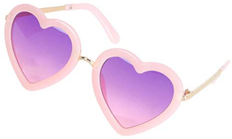 Amosfun Quay Sonnenbrillen Für Damen Valentinstag Brillen Neuartiger Brillenrahmen Herz Brillen Valentinstag-party-gläser Lustige Brillengestelle Cosplay-brille Liebhaber Herzförmig Foto