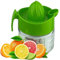 Glass Manual Fruit Juicer Hand Press Lemon Lime Orange Citrus Squeezer Jug (Green)