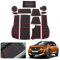GAFAT 2008 e-2008 2020-2024 2025 Non-slip Mat, 2008 Restyling Rubber Mats Armrest Center Console, Cup Holder, Door Groove, 2008 Accessories (Red)