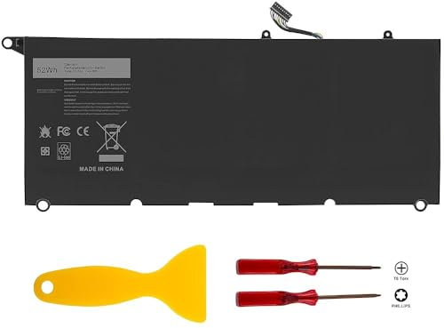 ASUNCELL 7.4V/52Wh JD25G Laptop-Akku Dell XPS 13 XPS13 9350 13-9350 XPS 13 9343 13-9343 13D-9343 JD25G JHXPY RWTIR 0N7T6 0DRRP 5K9CP 90V7W DIN02