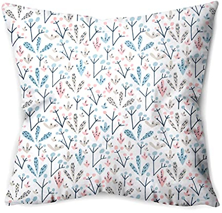 Amilian Dekokissen 40x40 Dekokissen mit Füllung und Bezug Kissen mit Bezug Dekoratives Kissen Balkon Dekoration Couch Kissen Sofa Kissen Wohnzimmer Kissen Deko